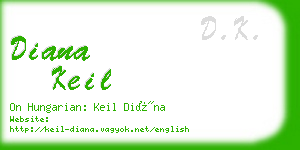 diana keil business card